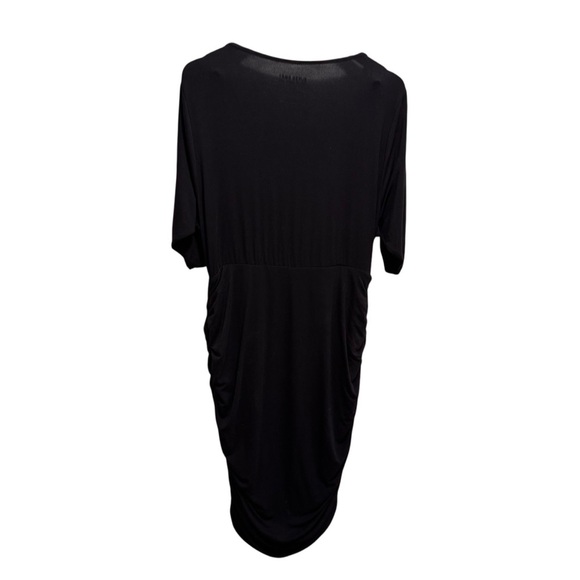 Torrid Mini Super Soft Elbow Sleeve Black Bodycon Dress Size 2x - Picture 5 of 14